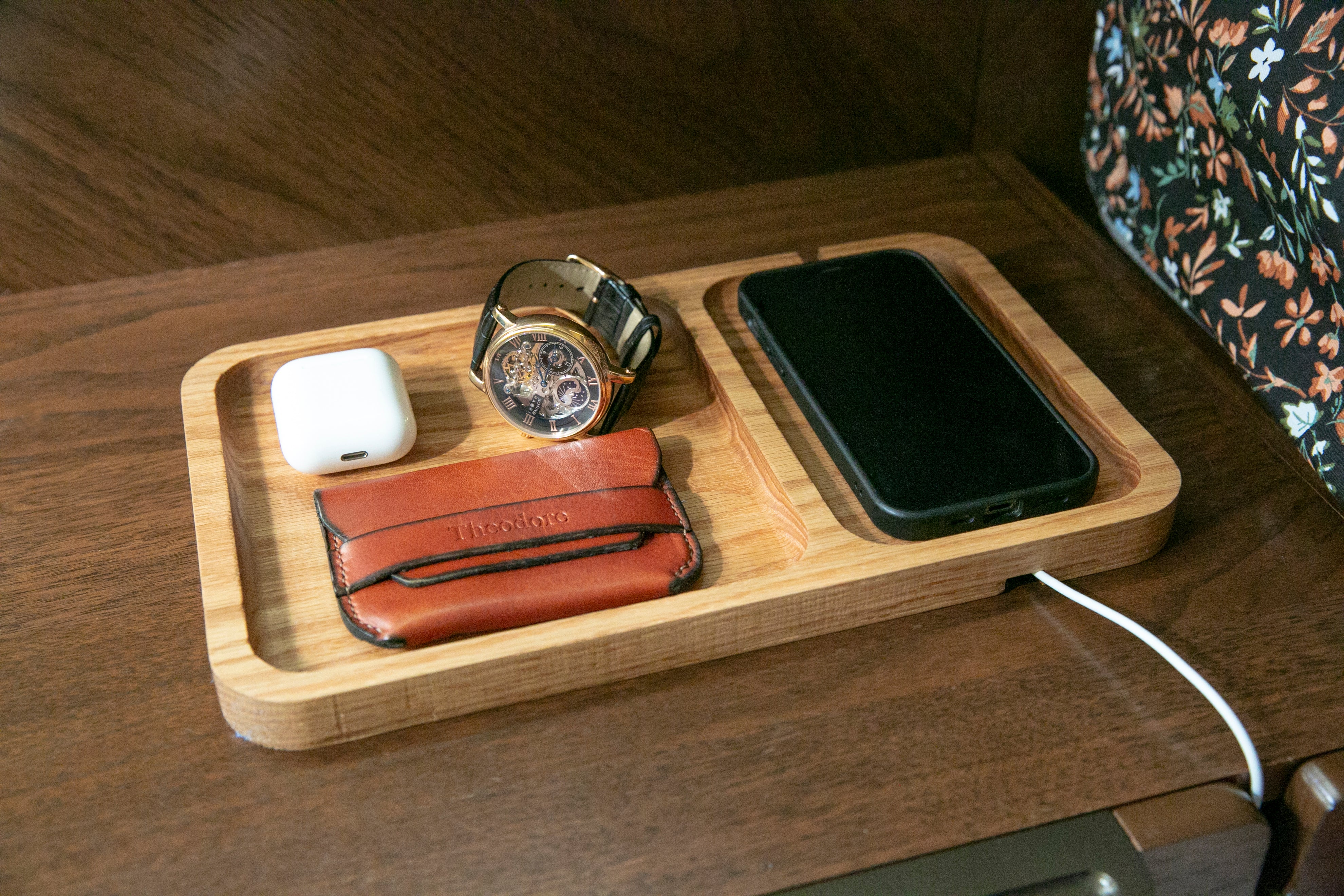 MagSafe Wooden Charger Tray