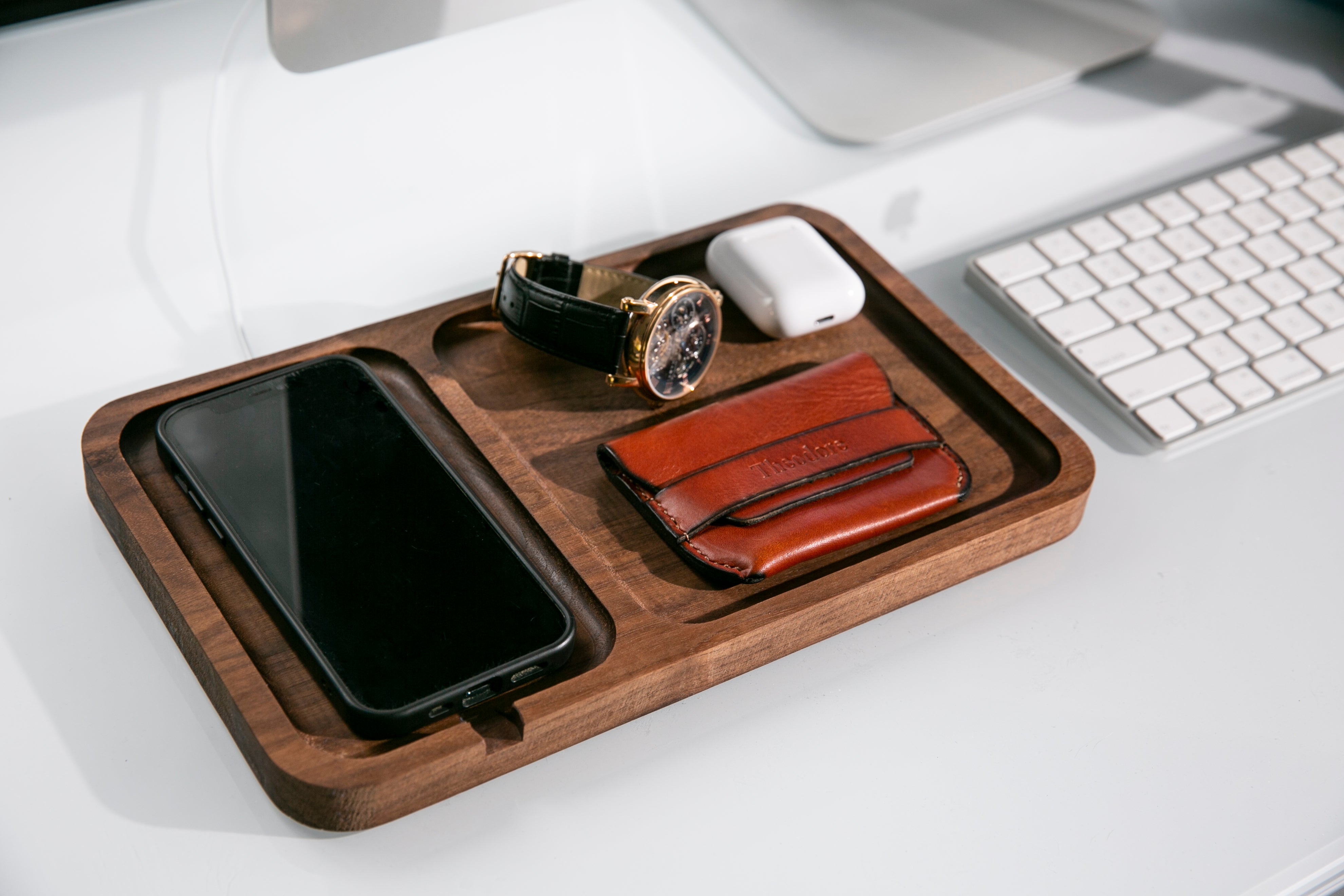 MagSafe Wooden Charger Tray